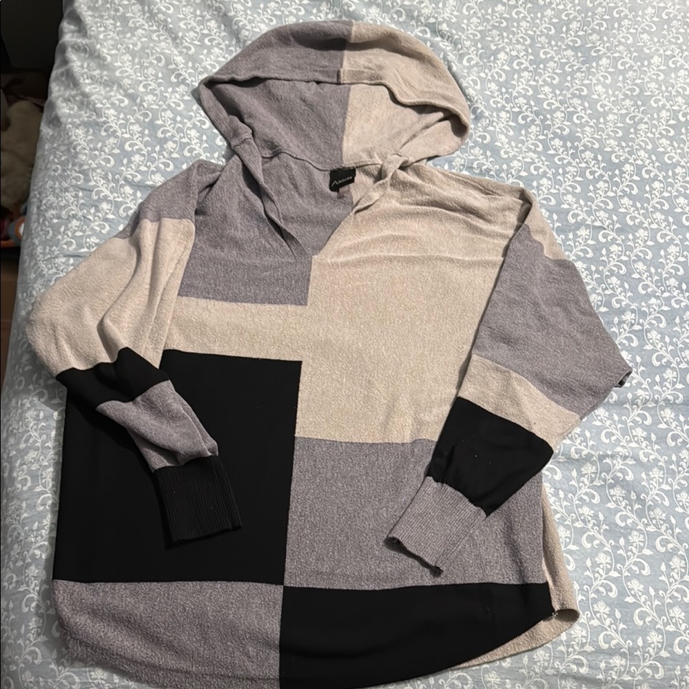 Colorblock V-Neck Sweater